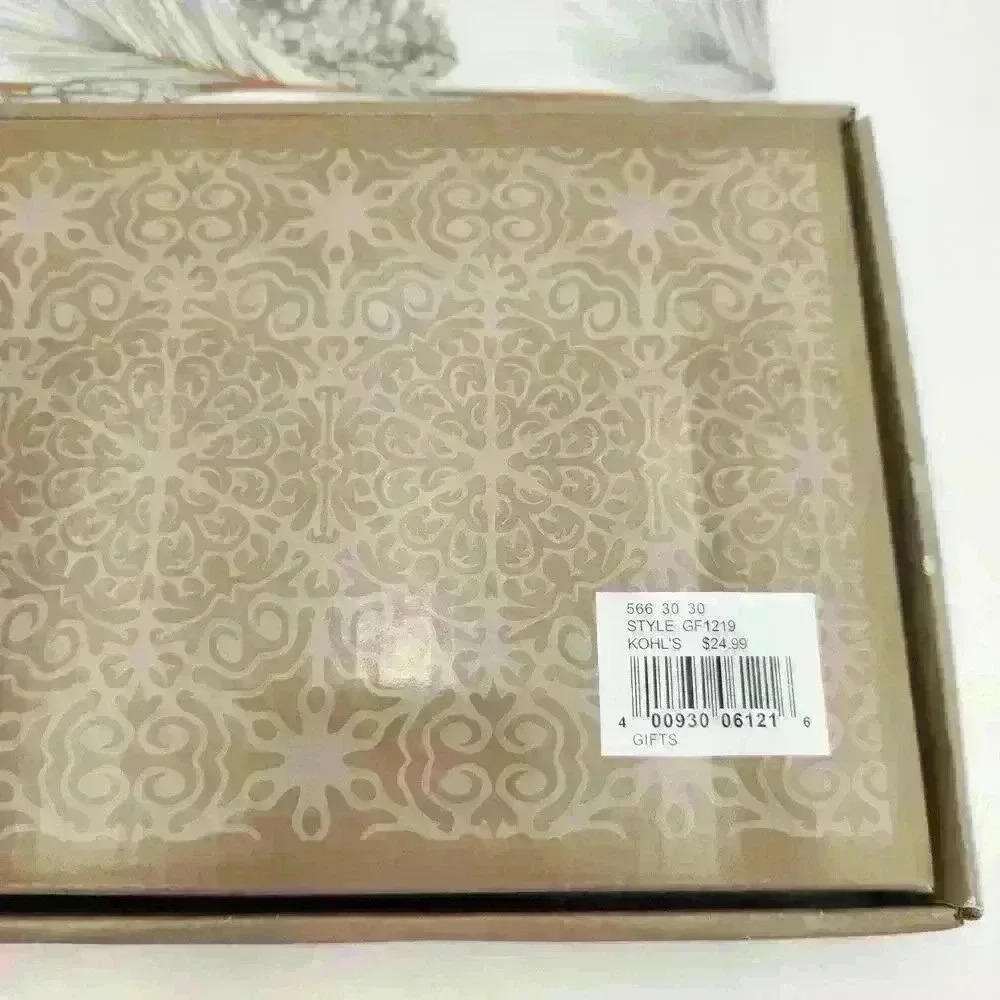 St. Nicholas Square 12 3/4" x 5" Holiday Ceramic Food Safe Serving Tray - Picture 8 of 8